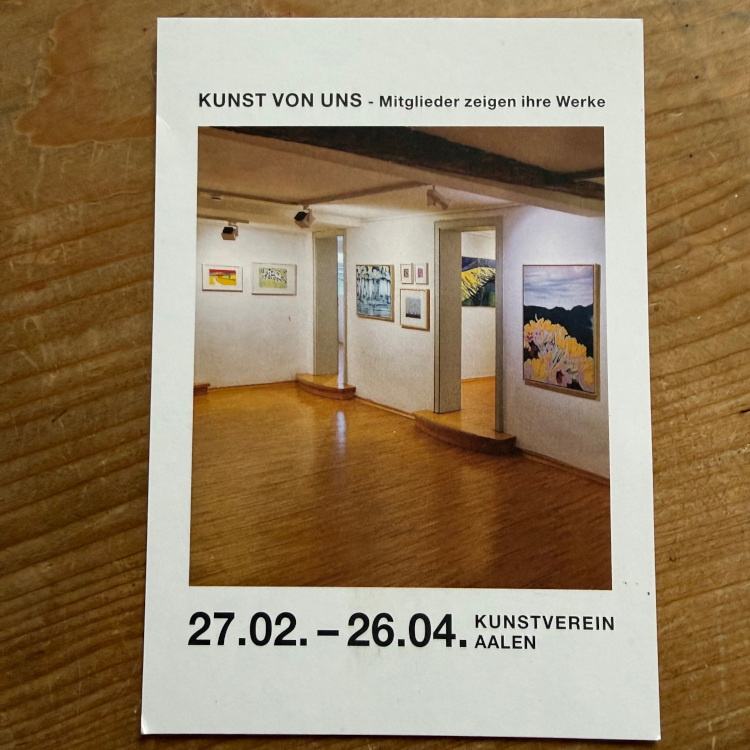 News: Ausstellung Kunstverein Aalen Kunst von uns 2026